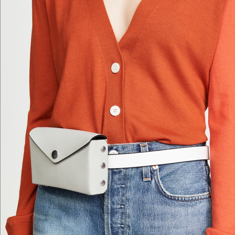 Rag & Bone Atlas Belt Bag Grey Cement S/M